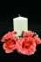 Coral Candle Ring for Pillar Candle (Lot of 1) SALE ITEM